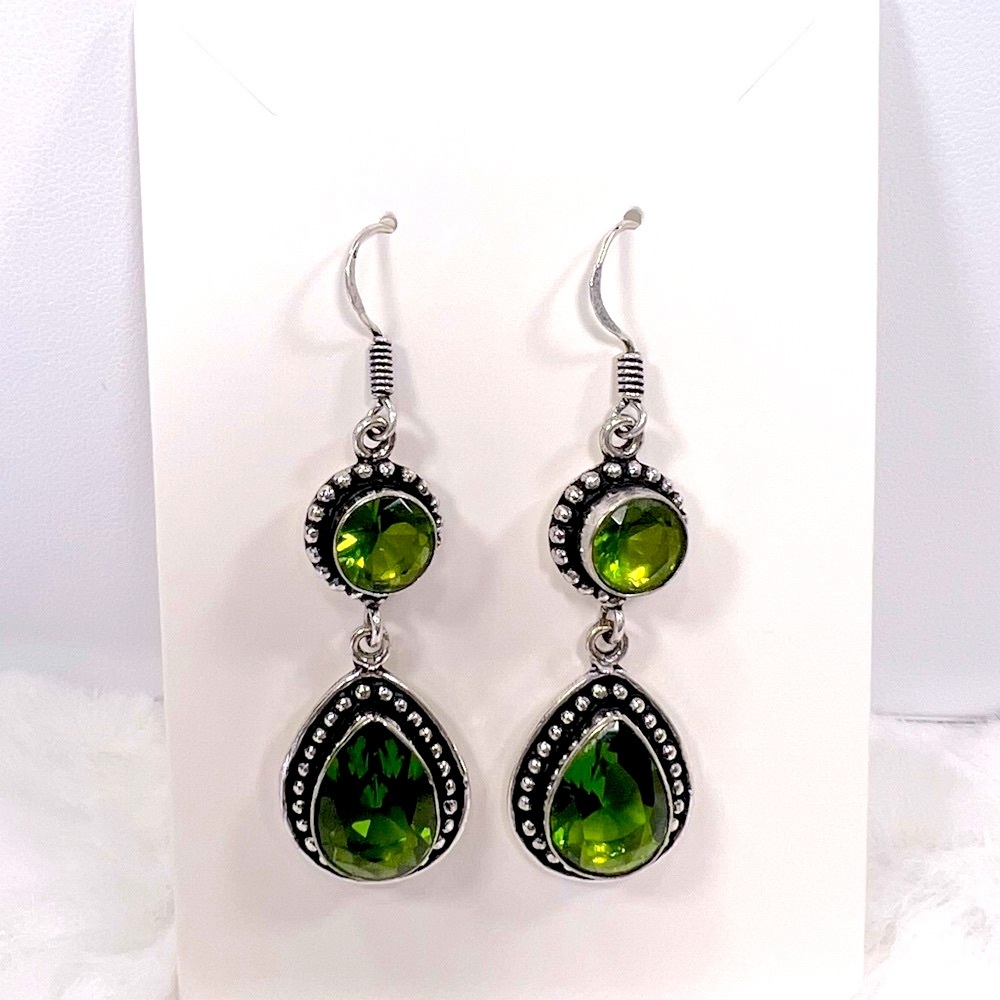 Peridot 925 Earrings